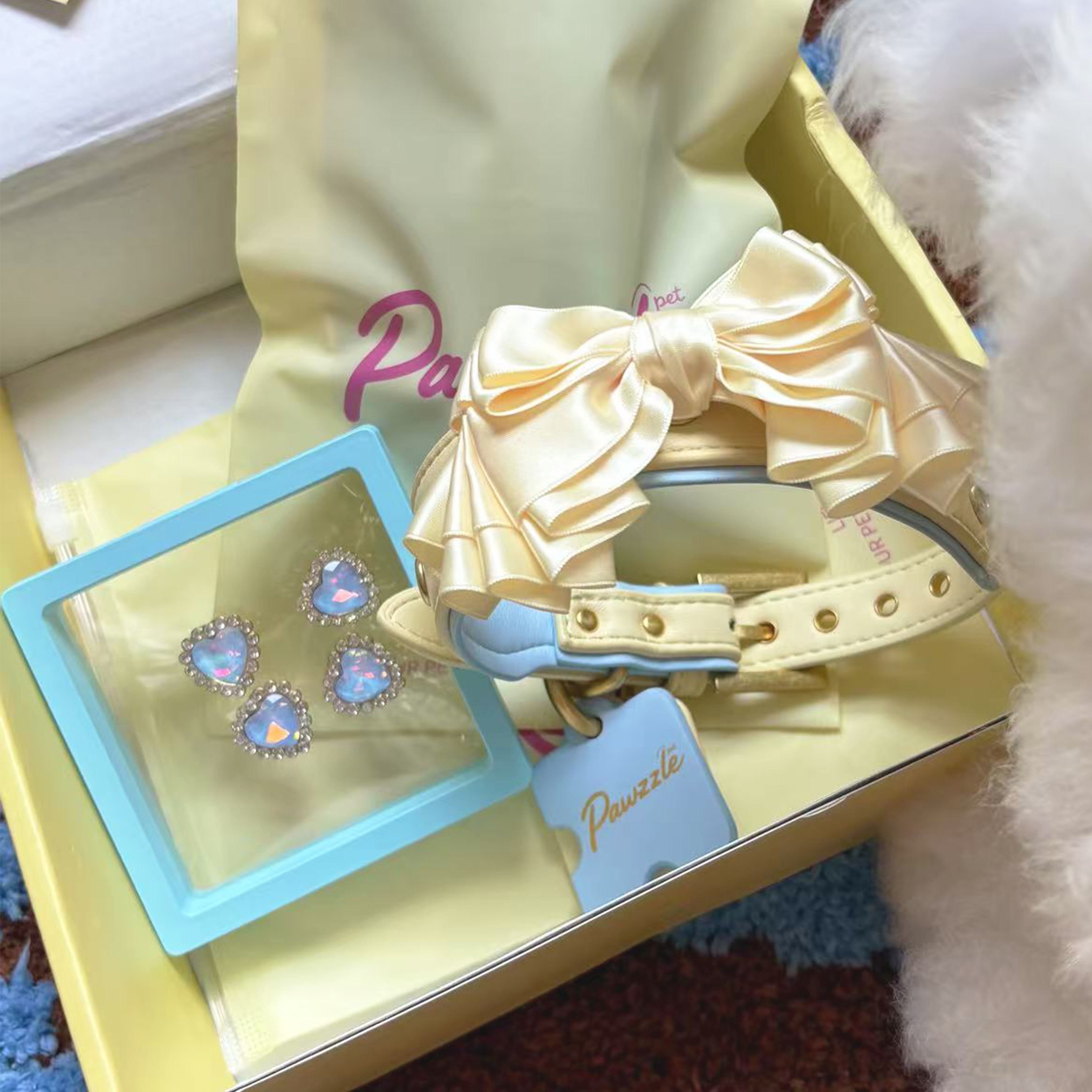 Sweetheart Bow Collar Leash Set