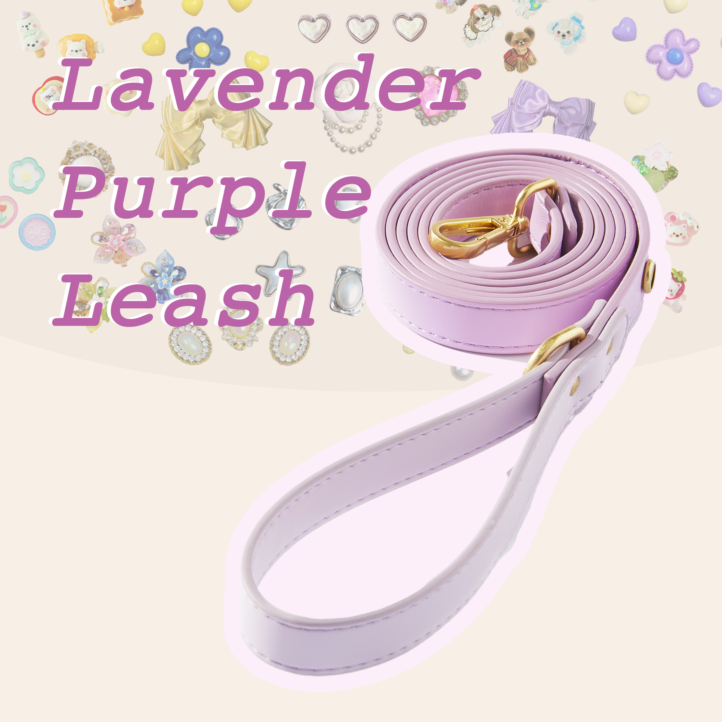 Lavender Purple Pet Leash