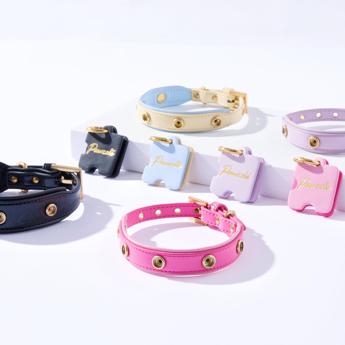DIY Collar&Leash Set + Charm Blind Box-Four Color to choose