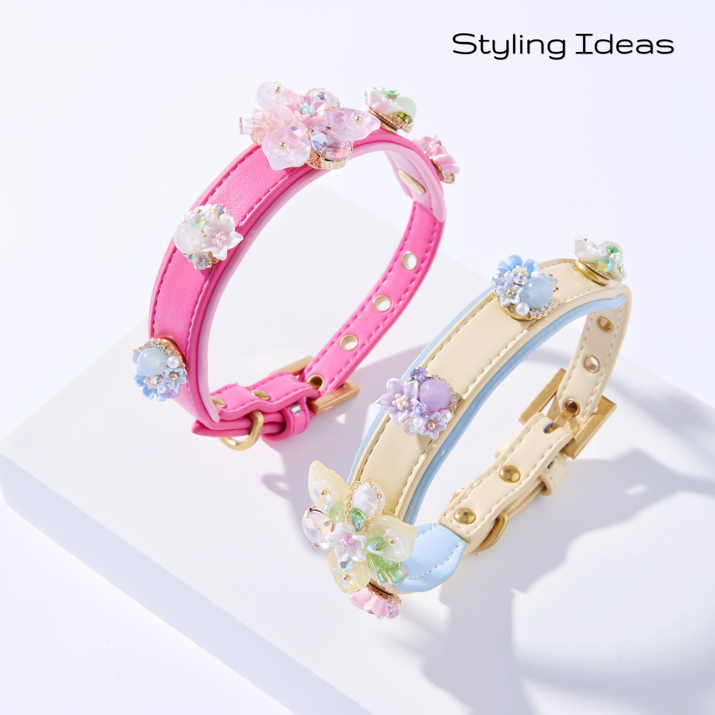 DIY Collar&Leash Set + Charm Blind Box-Four Color to choose