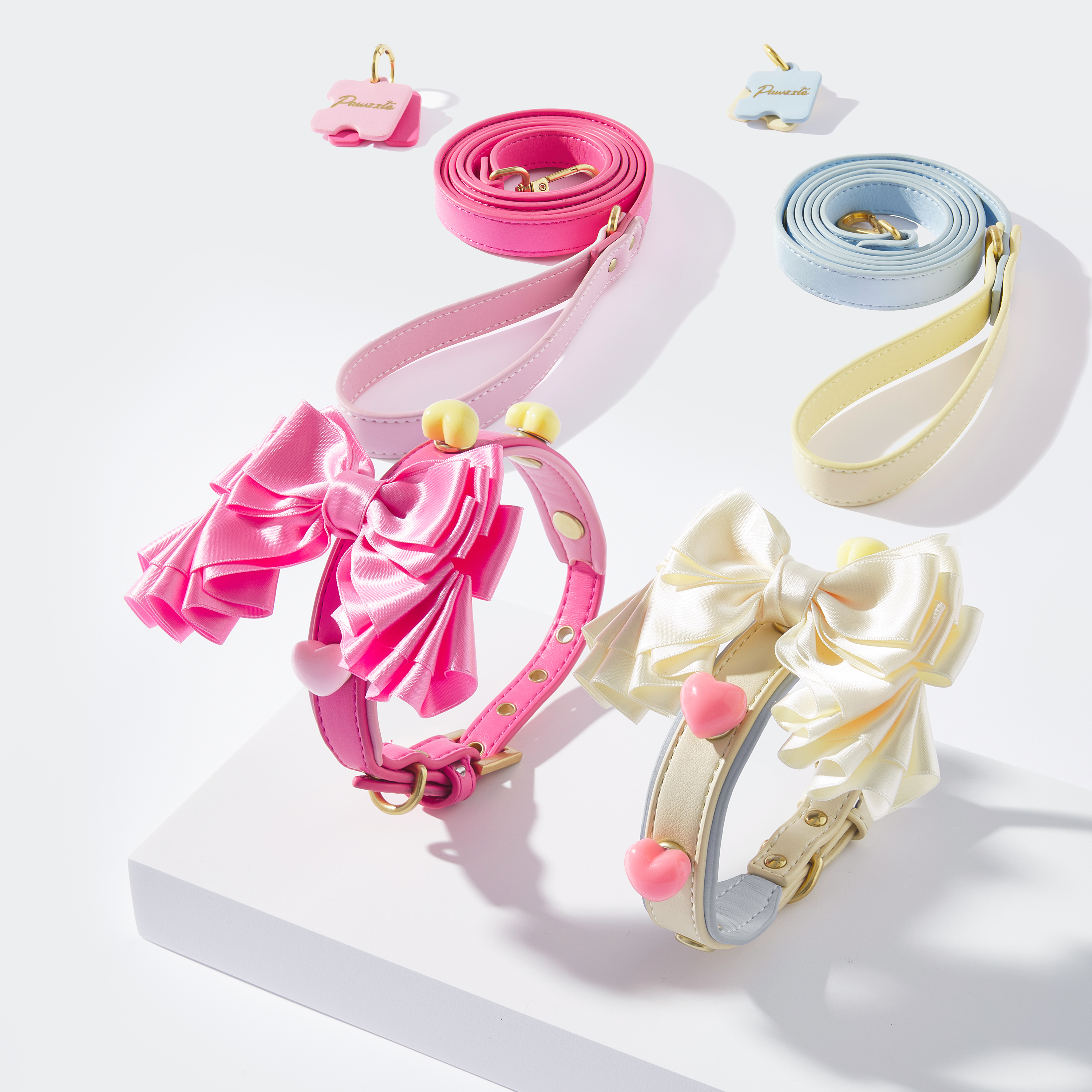 Sweetheart Bow Collar Leash Set